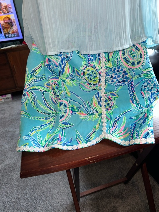 Lilly Pulitzer Dresses & Skirts - Lilly Pulitzer NWT Patty SKORT Bermuda Blue Size 6 vibrant floral pattern